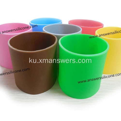 Insulation NonSlip Cup Parastinê Silicone Sleeves Rubber Lid